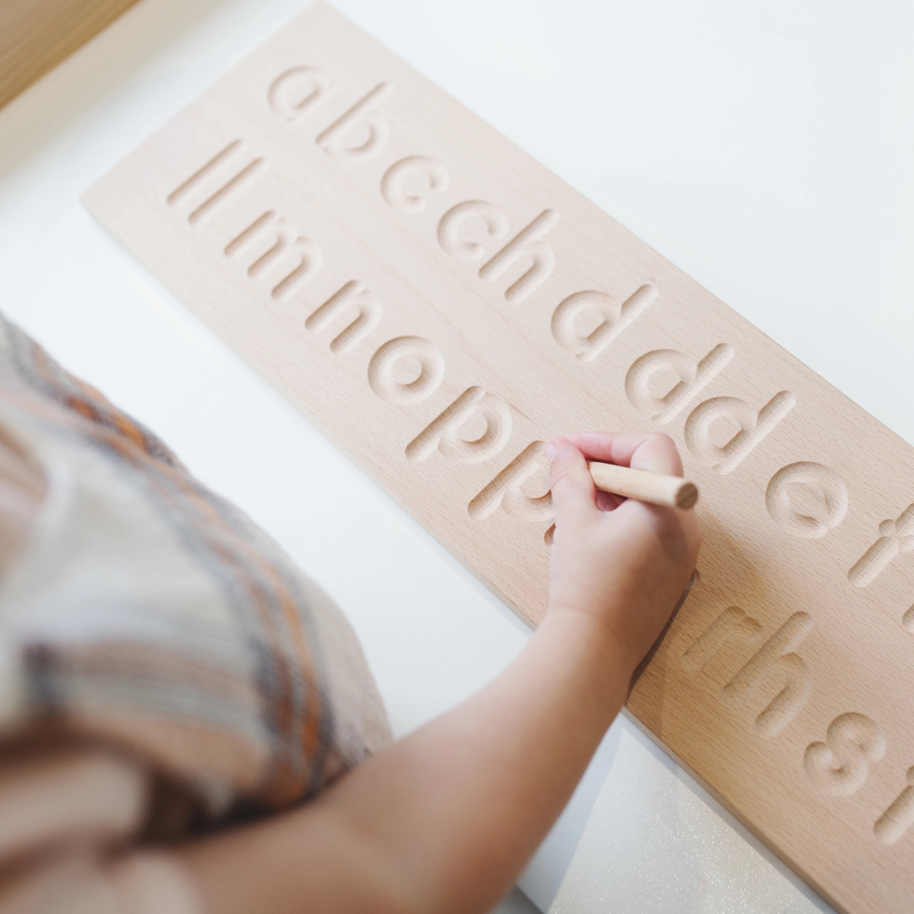 Alphabet Wooden Tracing Board, Assistive Technology, Alphabet Wooden Tracing  Board from Therapy Shoppe Alphabet Tracing Board, Pencil Grips